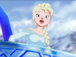 Elsa in the big insertion
