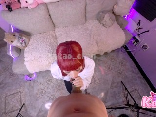 Chainsaw Man POV Makima gets slutty work done! creampie- Kakao chan