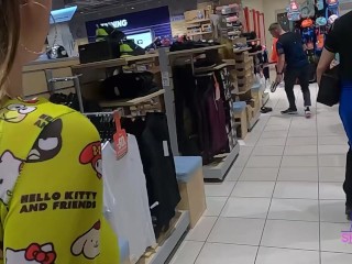 A STRANGER FUCKED ME IN MY TEENAGE ASS AT A SHOPPING MALL, he came so quick! PEOPLE WERE  NEXT TO US