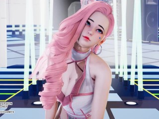 [MMD] Lee Hyo Ri - U Go Girl Seraphine Sexy Kpop Dance League of Legends Uncensored Hentai 4K 60FPS