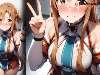 Asuna get fuck in different positions