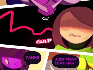 DELTARUNE -  Big Ass Susie Fucks Kris in his own house