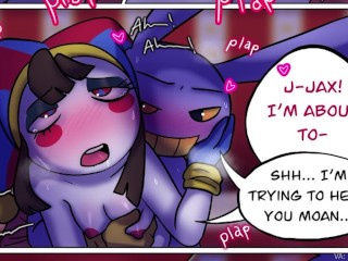 Jax And Pomni Are Learning To Enjoy Sex ❤ THE AMAZING DIGITAL CIRCUS HENTAI