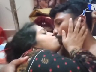 Big Tits Desi MILF Bhabhi Fucked in the kitchen by horny Devar.