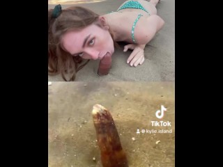 Nature Girl Sucks Cock (wait for it)