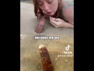 Nature Girl Sucks Cock (wait for it)