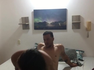 my ex-husband fucks my pussy in various poses in the motel room