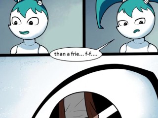 Robot Girl Upgrades Her Pussy To Have Sex - Teenage Robot Hentai