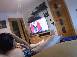 good cock eating while watching Naruto