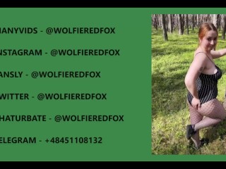 BLOW JOB IN THE FOREST :) WOLFIE RED FOX