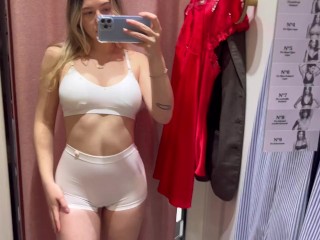 lingerie try on haul un the mall