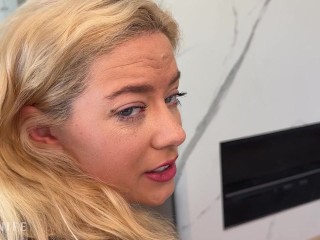 Big Booty Office Slut gets laid o̶f̶f̶ after masturbating at work - River Lynn