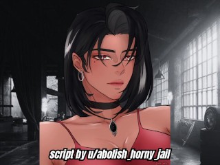 Your FUTA girlfriend gets you to accept that you're a cock slut