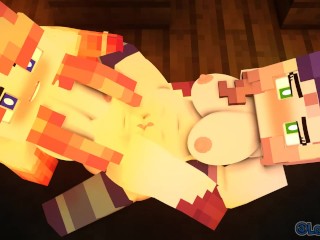 Rock paper Scissor! Minecraft Lesbian porn Animation