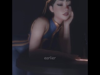 Chun-Li Threesome Blowjob❤️💦 [Street Fighter 3D Porn Animation]