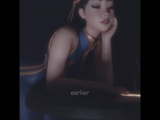 Chun-Li Threesome Blowjob❤️💦 [Street Fighter 3D Porn Animation]