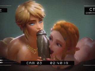 Link & Zelda compete for Ganandorf's Dick 🍆 [The Legend Of Zelda Porn Animation]