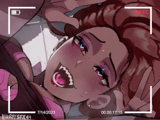 The boys teach Tsona healthier ways to get her protein~ 💪💦 [Hentai Porn Comic Animation]