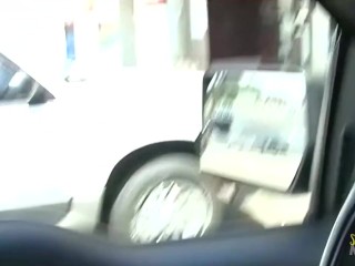 Blonde slut Regan Anthony gets picked up while doing laundry to get fucked hard.