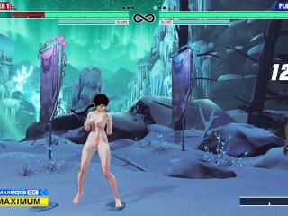 The King of Fighters XV - Yuri Nude Game Play [18+] KOF Nude mod