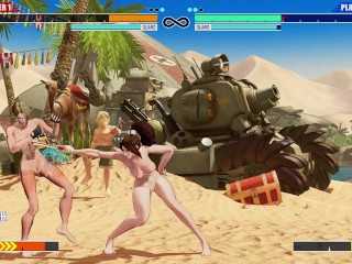 The King of Fighters XV - Mai Nude Game Play [18+] KOF Nude mod