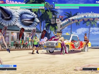 The King of Fighters XV - Elisabeth Nude Game Play [18+] KOF Nude mod