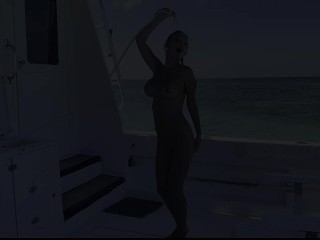 Slut Monika Foxxx Sucks Dick Yacht Captain And He Cums In Her Mouth