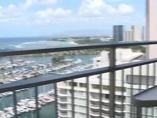 Faith Leon POV Blowjob On Balcony In Hawaii