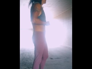 Flashing under the Highway Overpass