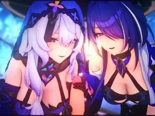 Honkai Star Rail - Acheron & Black Swan Service Sex