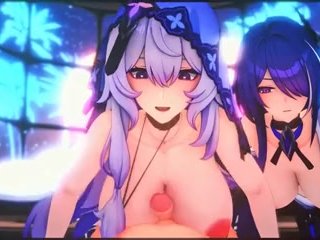 Honkai Star Rail - Acheron & Black Swan Service Sex