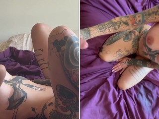 Me cogí una chica tatuada de tijuana en su cama