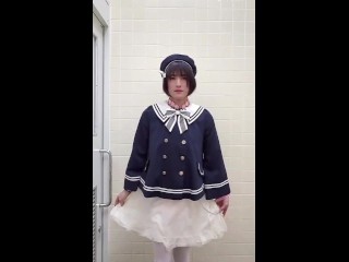 アナルプラグしっぽおむつおもらしオナニーDiaper masturbation.