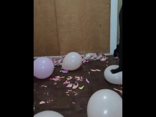 Clean Up a balloon room after record~!