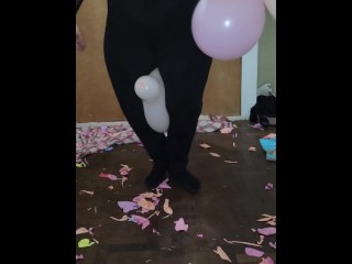 Clean Up a balloon room after record~!