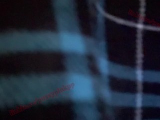 Sucking and Squirting on Sweet Lollipop Plaid skirt and fishnets