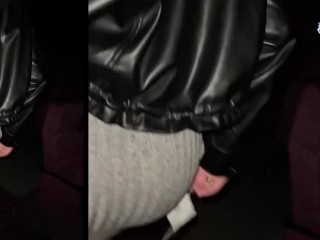 Quickie with a Hottie in the Cinema - Public Sex at its Finest!