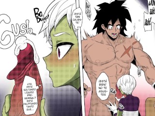 Broly follando salvajemente a la insaciable y hermosa Cheelai - Manga Porno de Dragon Ball Super