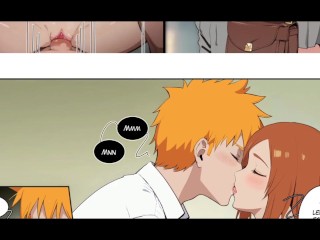 Orihime Inoue follada apasionadamente por Ichigo - Manga Porno de Bleach