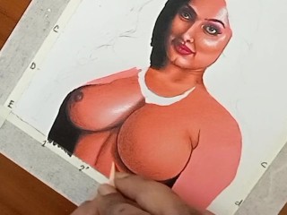 Erotic Art Or Drawing Of Sexy & Divine Indian Woman called " Enchantress"