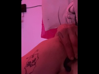 Trying out a new toy