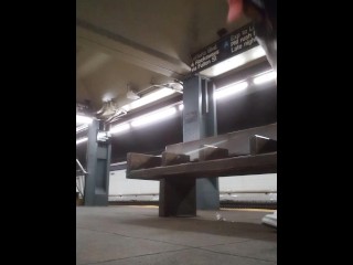 First Ever Public Train Station Video & Cought Still Kept Going The Ladies Loved It Yet  Didn't Join