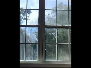 Slow Motion Cumshot In Front Of Window With Music Teaser