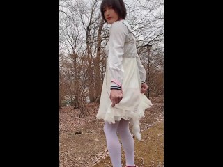 野外アナルプラ