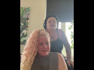 Girlfriends Breath play Femdom submissive woman