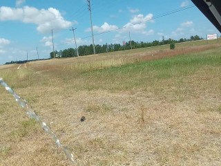 Taking a massive piss on gravesite!!!