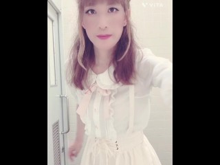 野外おもらしおむつオナニー男の娘