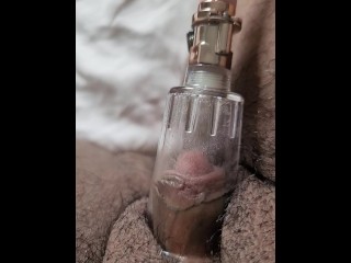 Pumping my FTM dicklit