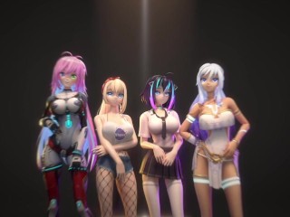 Hentai Vtuber Cosmic Faith gives JOI while you're trying to make her cum  in VR (3D / VRCHAT / MMD)