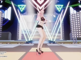 [MMD] Rainbow Blaxx - Cha Cha Seraphine Sexy Kpop Dance League of Legends Uncensored Hentai 4K 60FPS